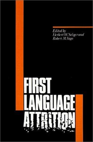 Tapa de First language attrition