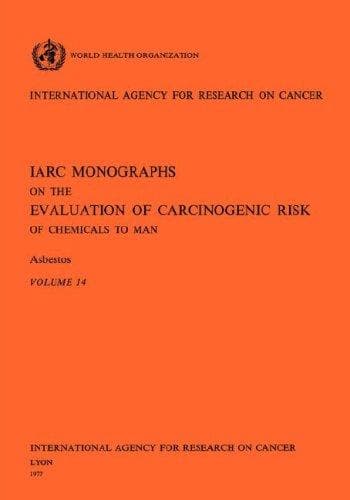 Tapa de Asbestos. IARC Vol 14