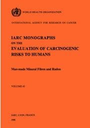 Tapa de Man-Made Mineral Fibres and Radon. Vol 43 (IARC Monographs on the Evaluation of Carcinogenic Risks to H)