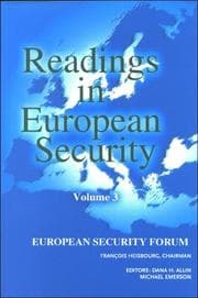 Tapa de Readings in European Security