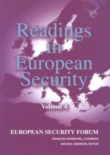 Tapa de Readings in European security