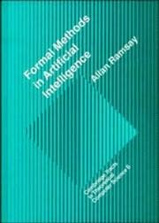 Tapa de Formal methods in artificial intelligence