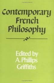 Tapa de Contemporary French philosophy