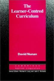 Tapa de The learner-centred curriculum