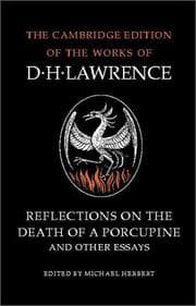 Tapa de Reflections on the death of a porcupine, and other essays