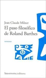 Tapa de El Paso Filosofico de Roland Barthes