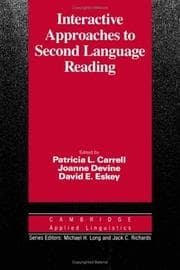 Tapa de Interactive approaches to second language reading