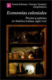 Tapa de Economias Coloniales