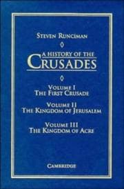 Tapa de A History of the Crusades 3 volume set