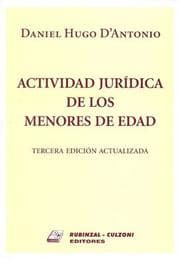 Tapa de Actividad Juridica de Los Menores de Edad: