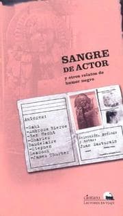 Tapa de Sangre de Actor y Otros Relatos de Humor Negro