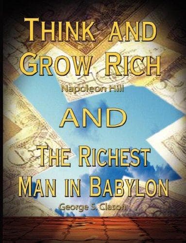 Tapa de Think and Grow Rich by Napoleon Hill AND The Richest Man in Babylon by George S. Clason