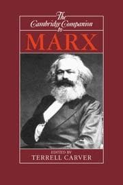 Tapa de The Cambridge companion to Marx