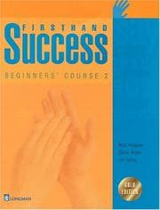 Tapa de Firsthand success