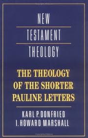 Tapa de The theology of the shorter Pauline letters