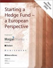 Tapa de Starting a Hedge Fund