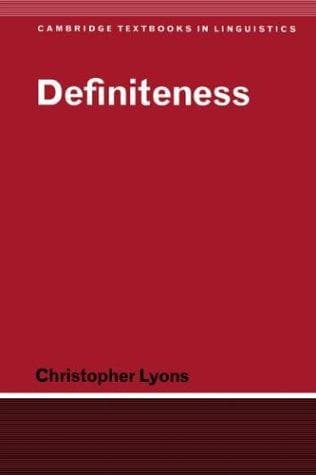 Tapa de Definiteness