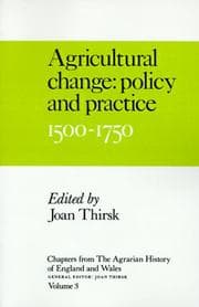 Tapa de Chapters from The Agrarian History of England and Wales (Chapters from the Agrarian History of England and Wales 1500-1750, Vol 3)