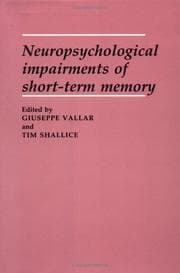 Tapa de Neuropsychological impairments of short-term memory