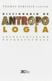 Tapa de Diccionario de Antropologia