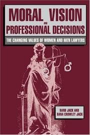 Tapa de Moral vision and professional decisions