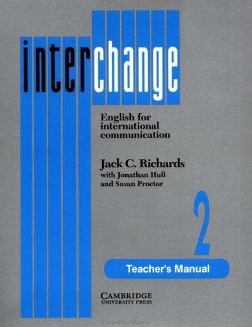 Tapa de Interchange 2 Teacher's manual