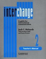 Tapa de Interchange 2 Teacher's manual