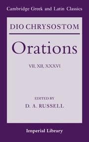 Tapa de Dio Chrysostom Orations
