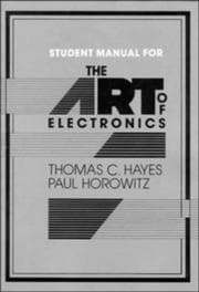 Tapa de Student manual for The art of electronics