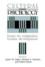 Tapa de Cultural psychology