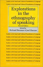 Tapa de Explorations in the ethnography of speaking