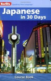 Tapa de Berlitz Japanese in 30 Days