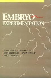 Tapa de Embryo experimentation