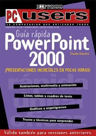 Tapa de PowerPoint 2000 Guia Rapida