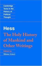 Tapa de The holy history of mankind and other writings