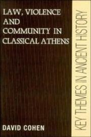 Tapa de Law, violence, and community in classical Athens