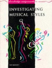 Tapa de Investigating Musical Styles