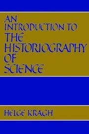 Tapa de An Introduction to the Historiography of Science