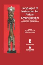 Tapa de Languages of instruction for African emancipation