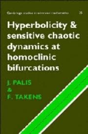 Tapa de Hyperbolicity and sensitive chaotic dynamics at homoclinic bifurcations