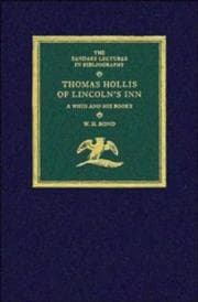 Tapa de Thomas Hollis of Lincoln's Inn