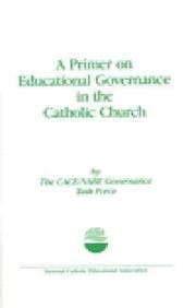 Tapa de A Primer on Educational Governance in the Catholic Church