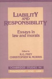 Tapa de Liability and responsibility