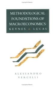 Tapa de Methodological foundations of macroeconomics