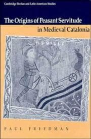Tapa de The origins of peasant servitude in medieval Catalonia
