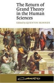 Tapa de The Return of Grand Theory in the Human Sciences (Canto)