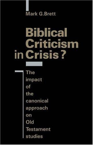 Tapa de Biblical Criticism in Crisis?