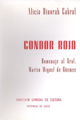 Tapa de Condor rojo