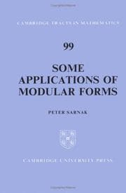Tapa de Some applications of modular forms