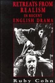 Tapa de Retreats from realism in recent English drama